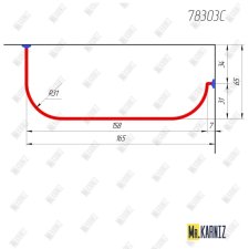 78303C Карниз по чертежу